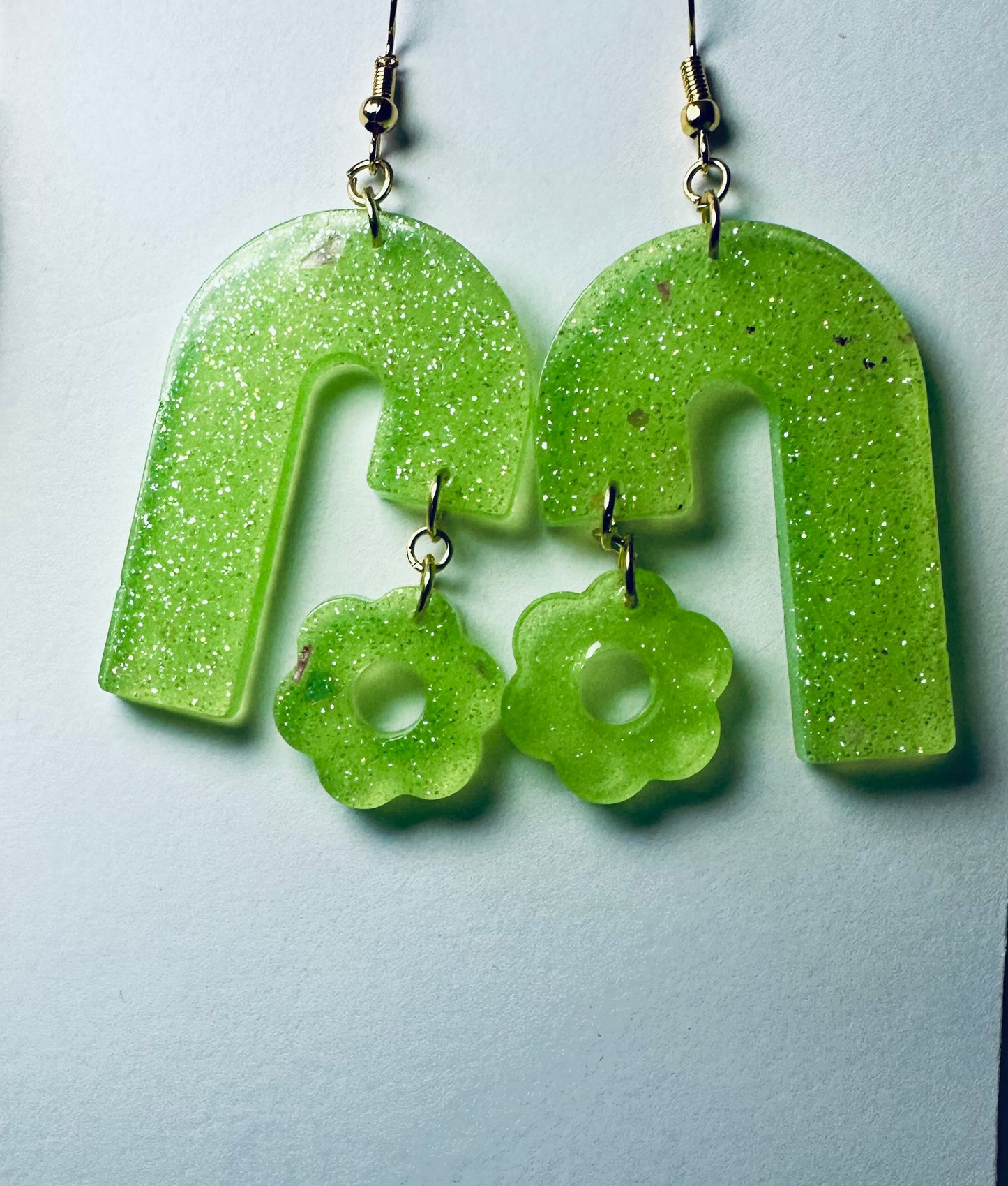 Hanging Flower earrings