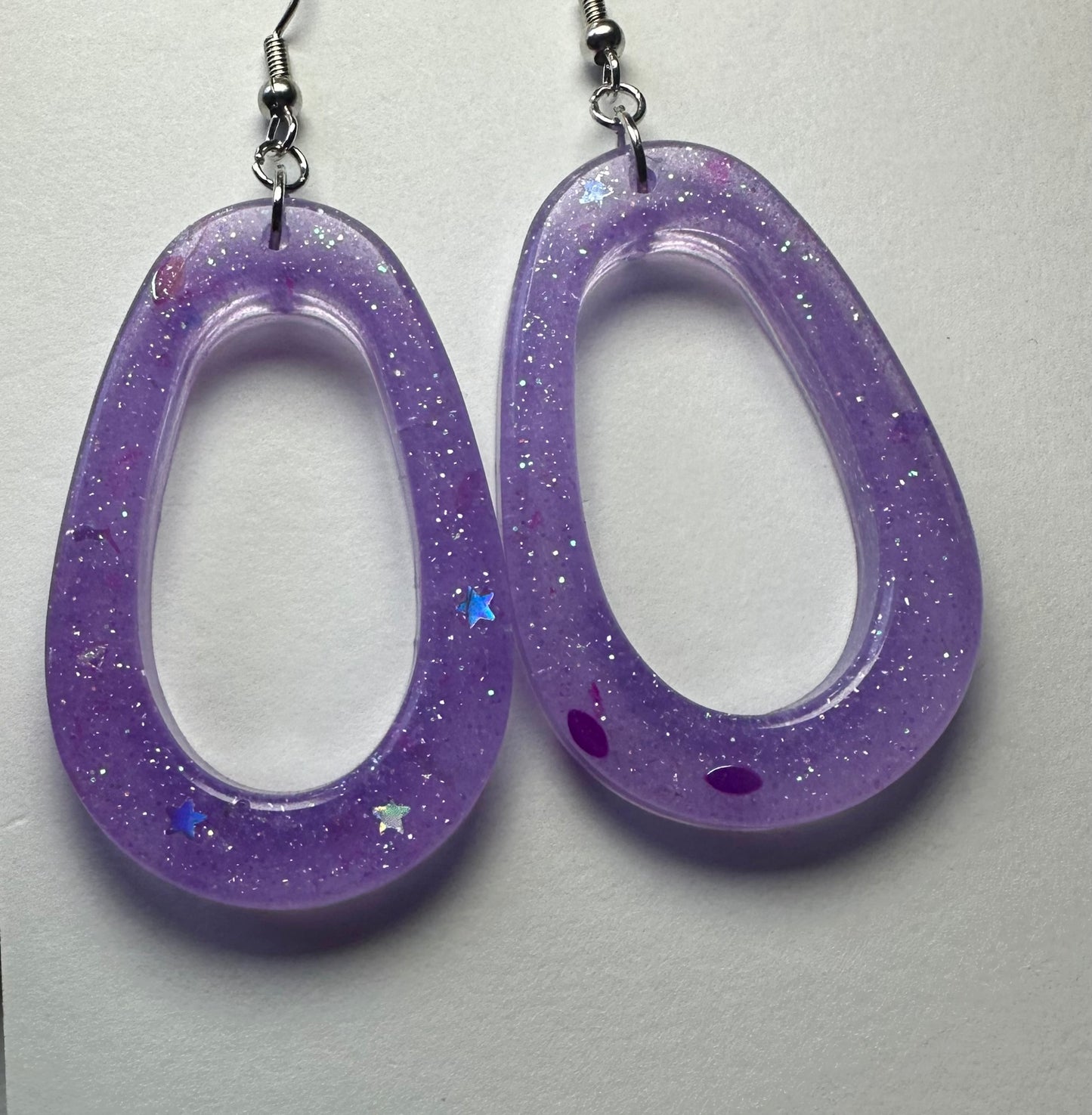 Oval earring